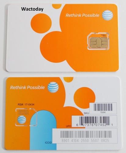Factory micro lte sim - at&t, 4g
