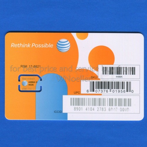 Nano sim card for iphone - at&t,