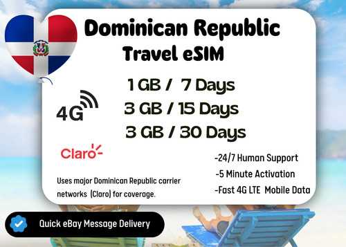 Esim dominican republic - [esim],