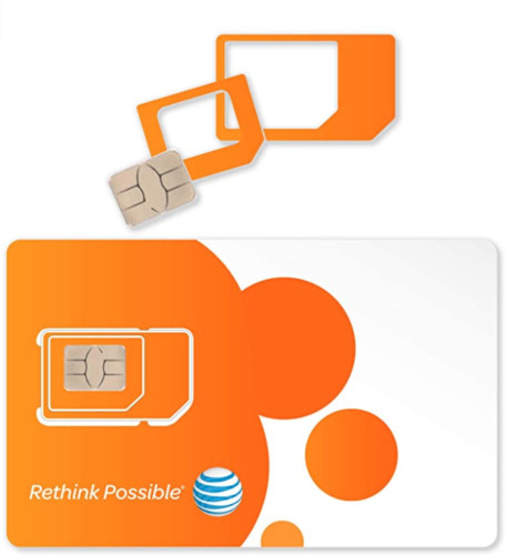 Sim card prepaid go - at&t,
